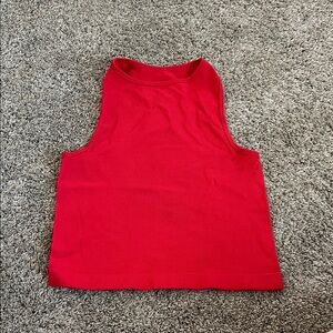 Free People Red Crop Top